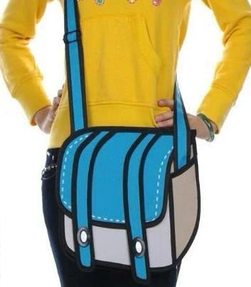 2D Cartoon Messenger Bag - Image 16