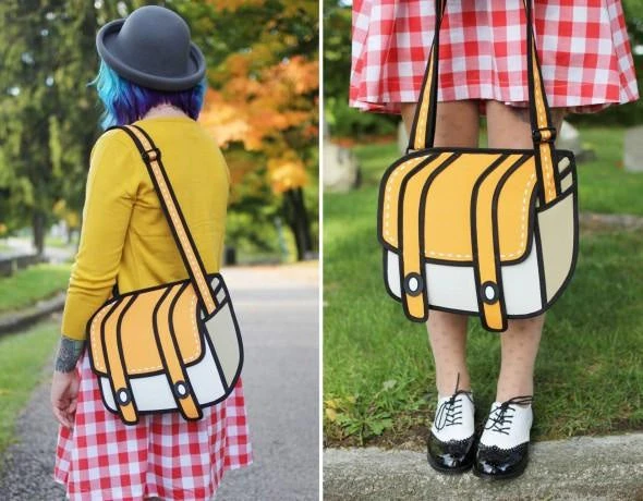 2D Cartoon Messenger Bag - Image 17