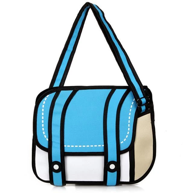2D Cartoon Messenger Bag - Image 6