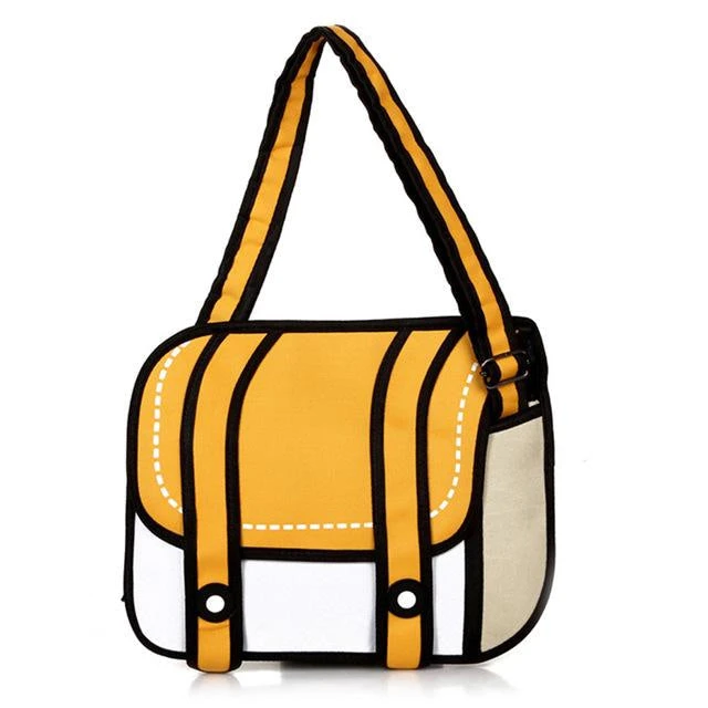 2D Cartoon Messenger Bag - Image 2