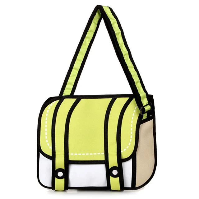 2D Cartoon Messenger Bag - Image 5