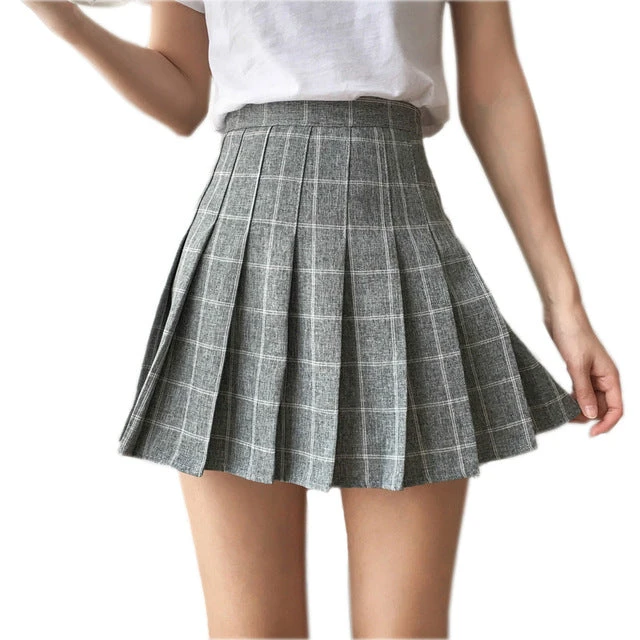 Tartan Plaid School Girl Skirt - Image 2