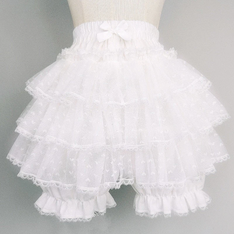 Tulle Lace Bloomer Shorts - Image 3