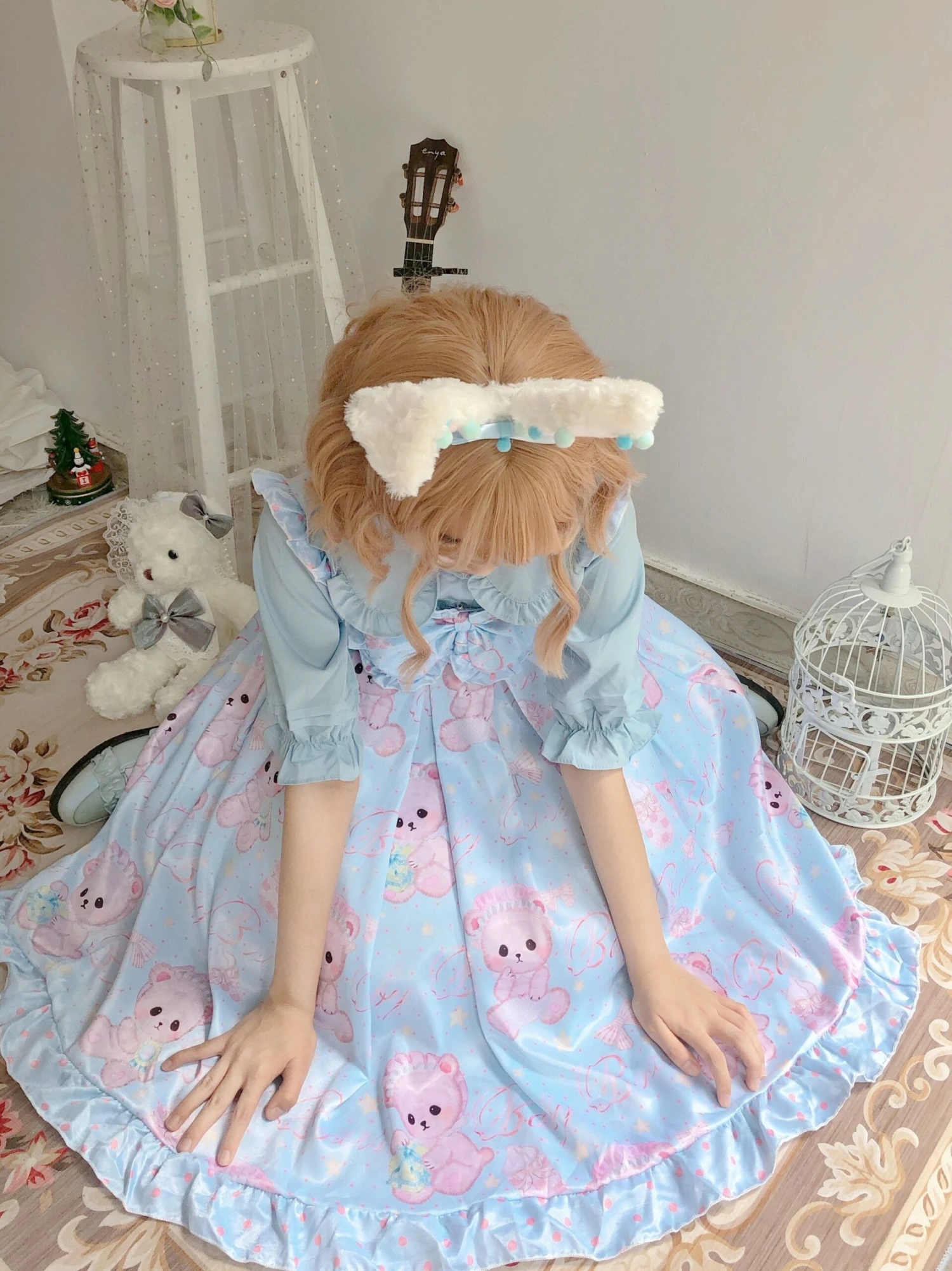 Baby Angel Bear Dress - Image 2