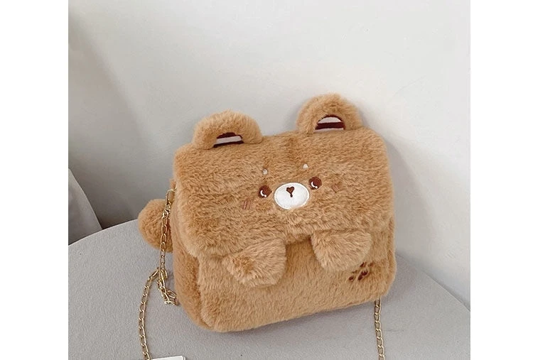 Baby Bear Fur Handbag - Image 8