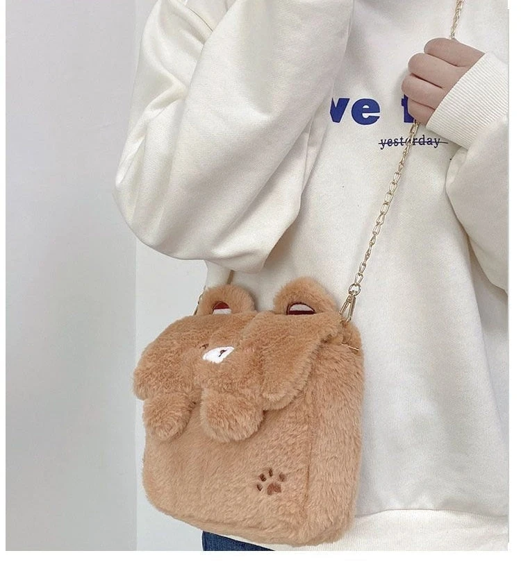 Baby Bear Fur Handbag - Image 14