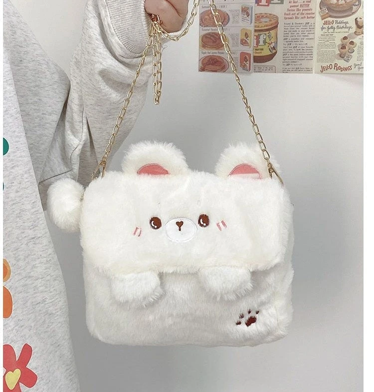 Baby Bear Fur Handbag - Image 15