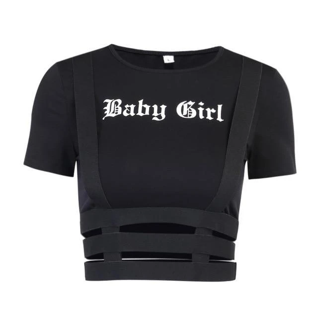 Baby Girl Suspender Crop Top - Image 7