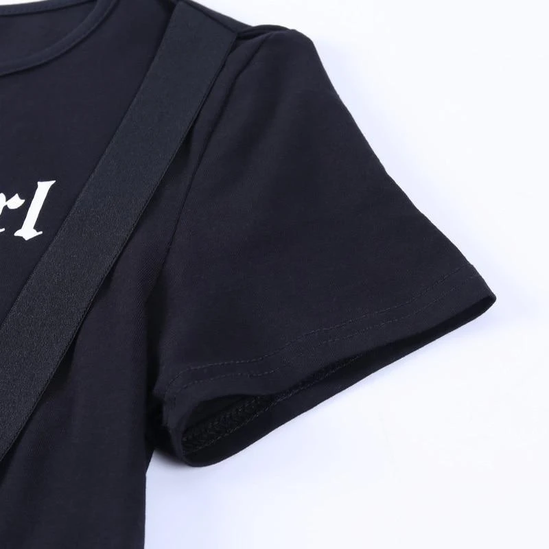 Baby Girl Suspender Crop Top - Image 9