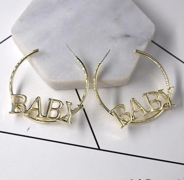 Baby Hoop Earrings - Image 3