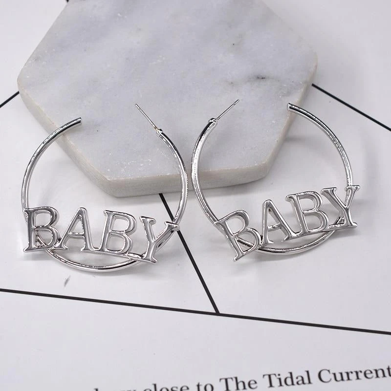 Baby Hoop Earrings - Image 2