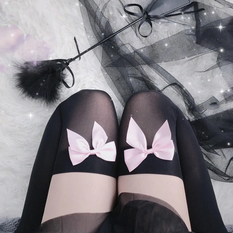 Basic Bow Stockings - Image 3