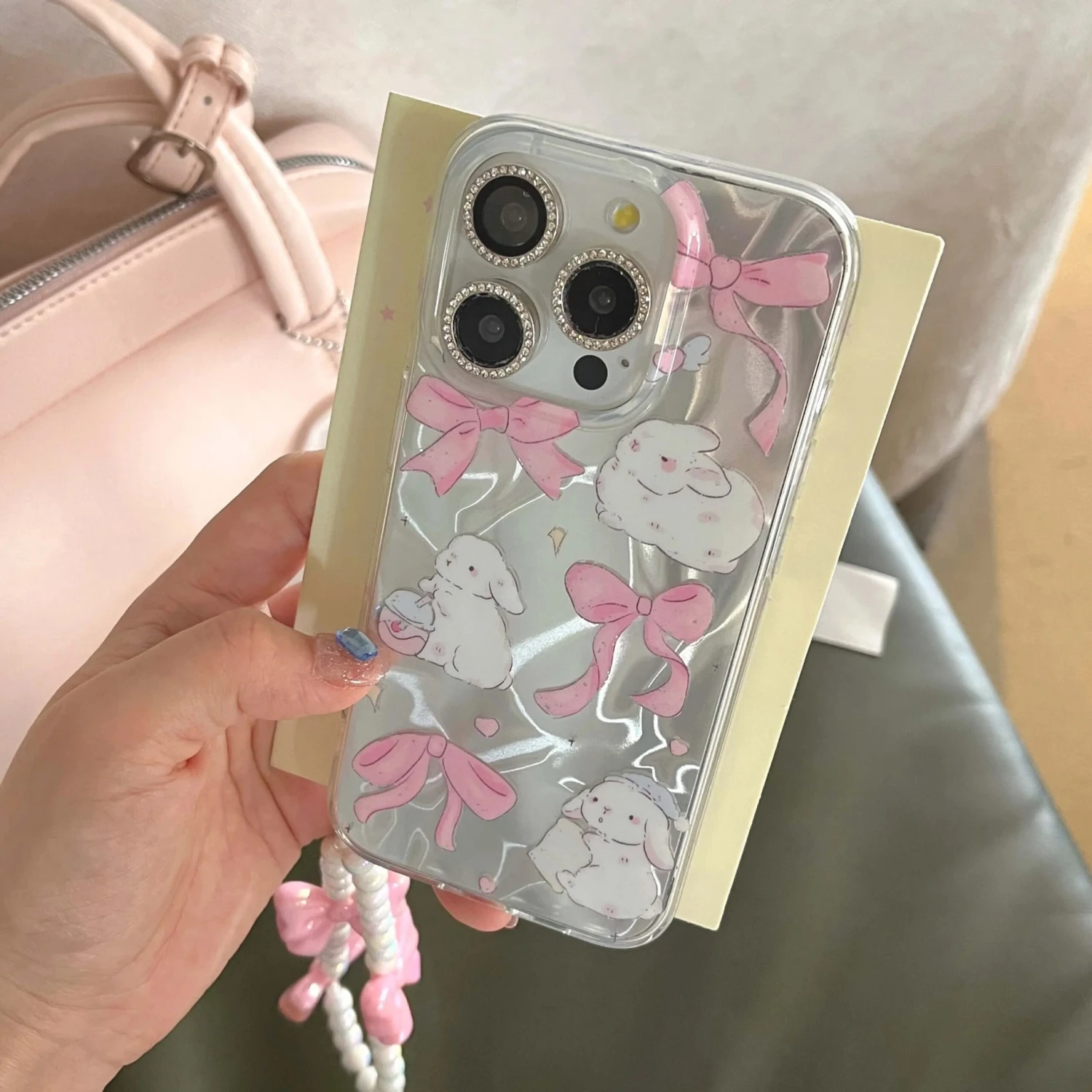 Bunnies And Bows IPhone Case - Image 2