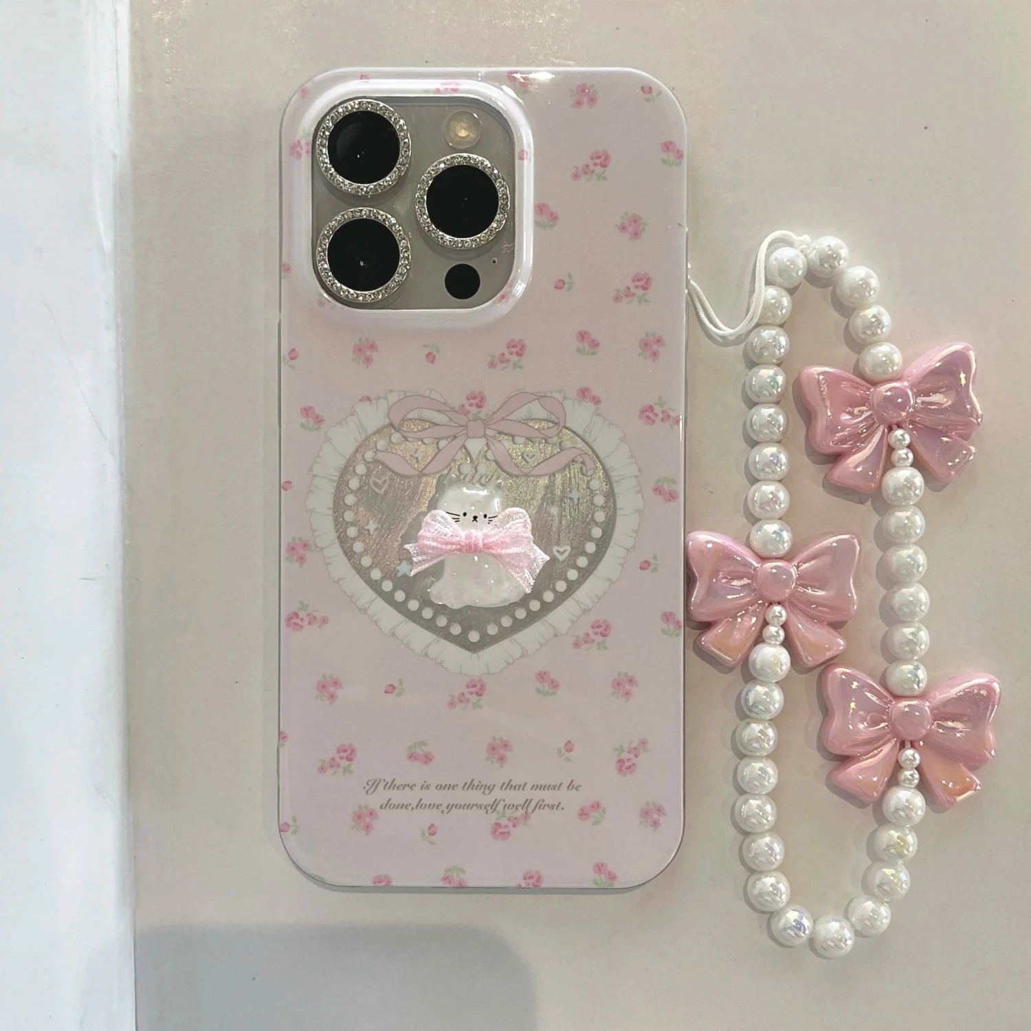 Cameo Kitty IPhone Case With Chain - Image 6