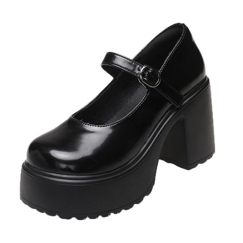 Classic Mary Jane Platform Shoes - Image 3