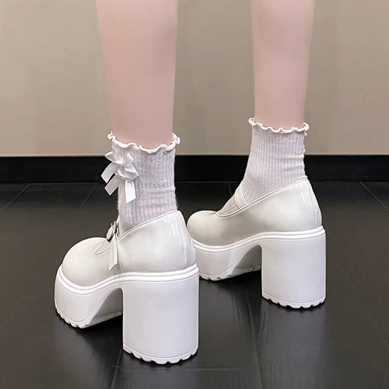 Classic Mary Jane Platform Shoes - Image 6