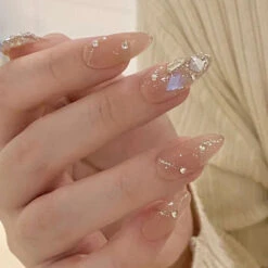 Clear Neutral Tone Press On Nails