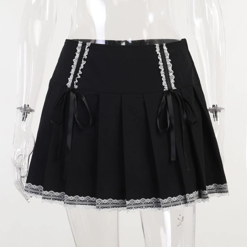 Corset Lace Mini Skirt - Image 12