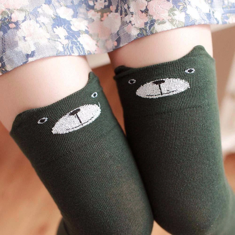 Cotton Animal Thigh Highs - Image 18