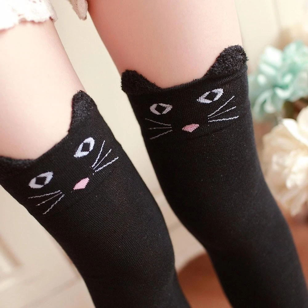 Cotton Animal Thigh Highs - Image 13