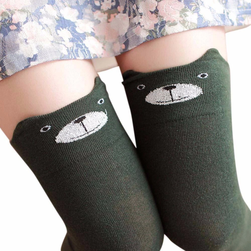 Cotton Animal Thigh Highs - Image 11