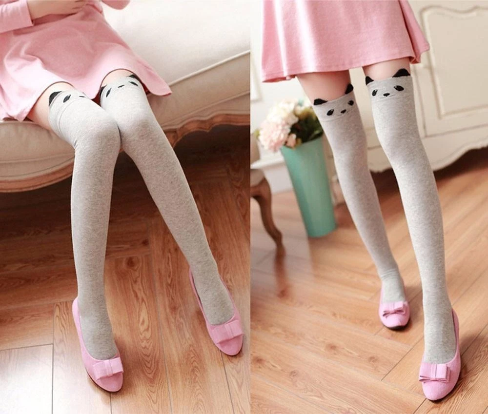 Cotton Animal Thigh Highs - Image 20