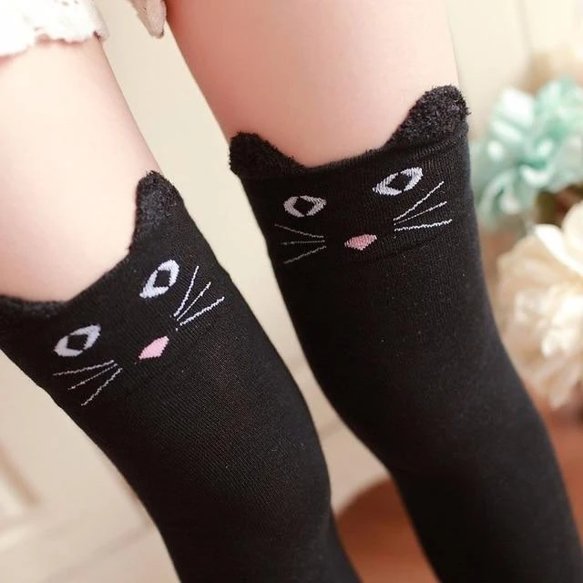 Cotton Animal Thigh Highs - Image 6