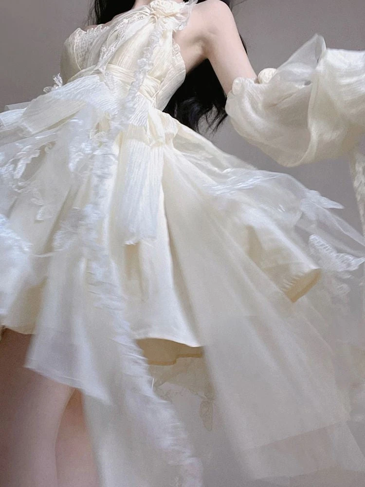 Creamy Butterfly Maiden Dress - Image 2