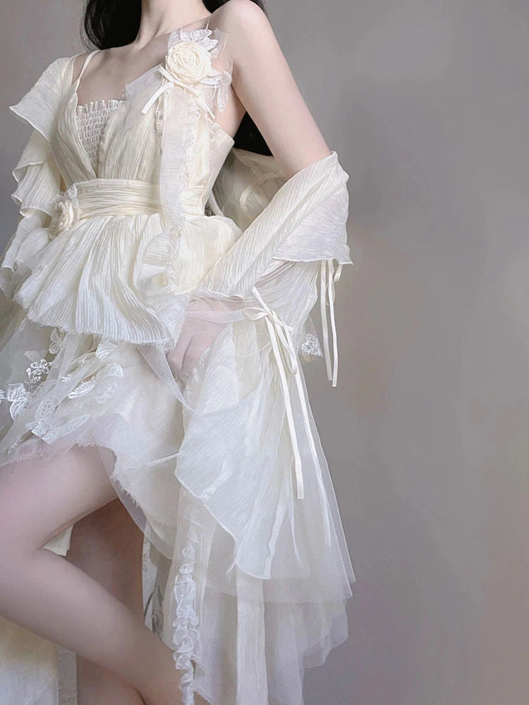 Creamy Butterfly Maiden Dress - Image 6