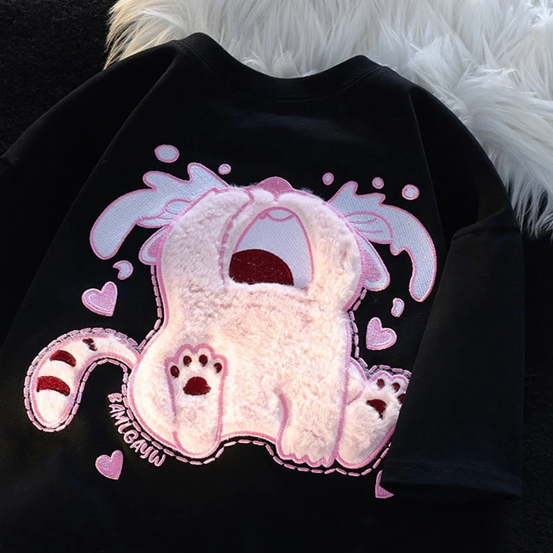 Crybaby Kitten Fluffy Tee - Image 2