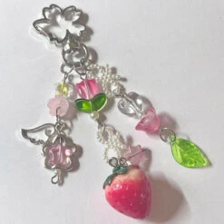 Strawberry Angel Keychain