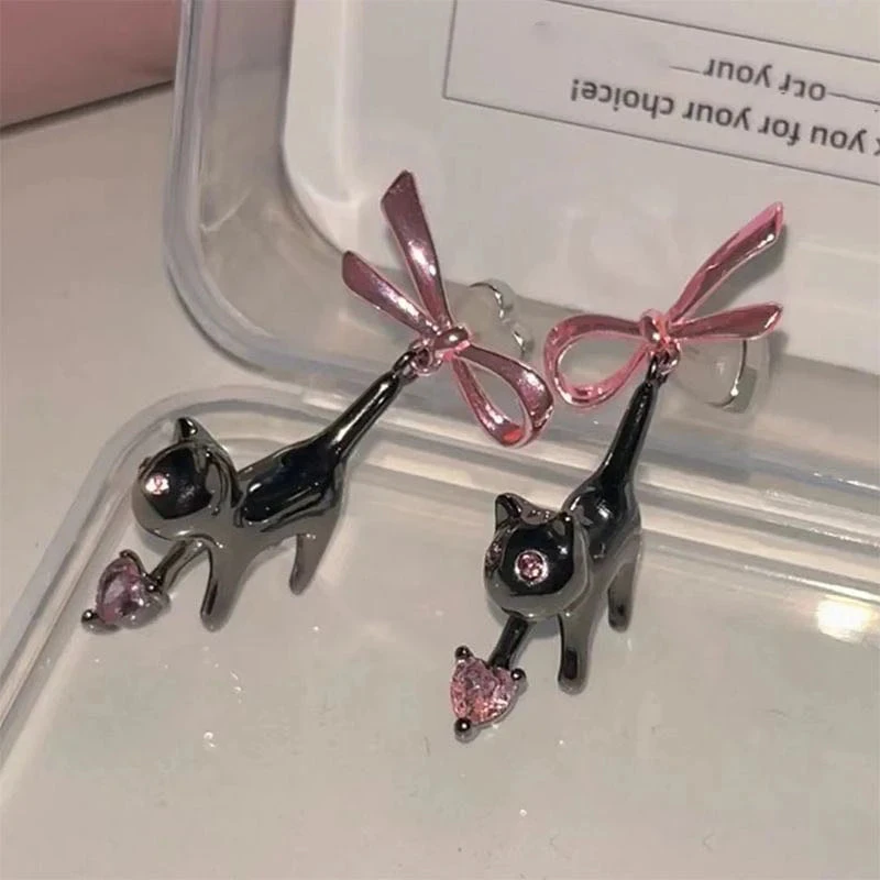 Dangling Kitten Earrings - Image 2