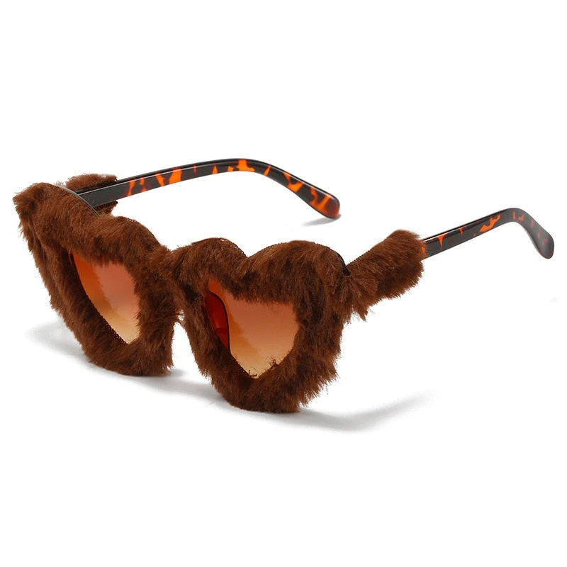 Doll Vibes Retro Heart Shaped Sunglasses - Image 7