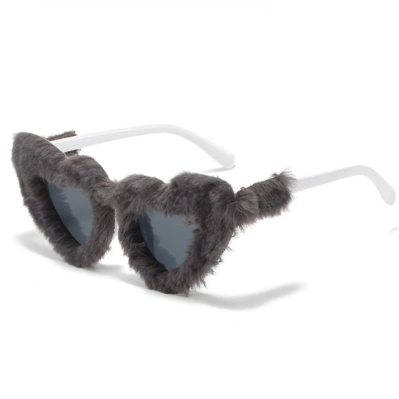 Doll Vibes Retro Heart Shaped Sunglasses - Image 8