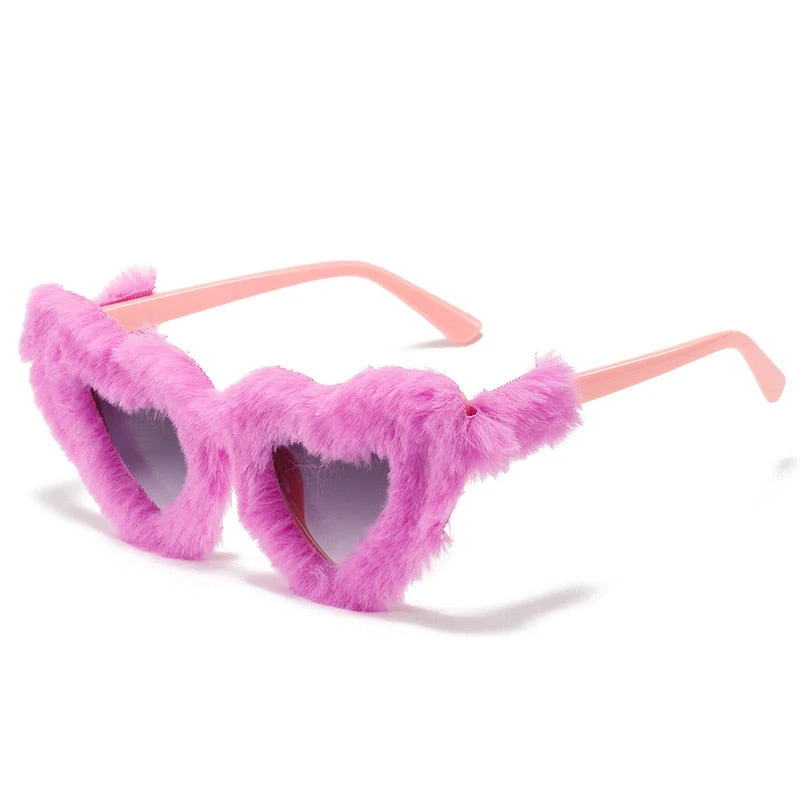 Doll Vibes Retro Heart Shaped Sunglasses - Image 5
