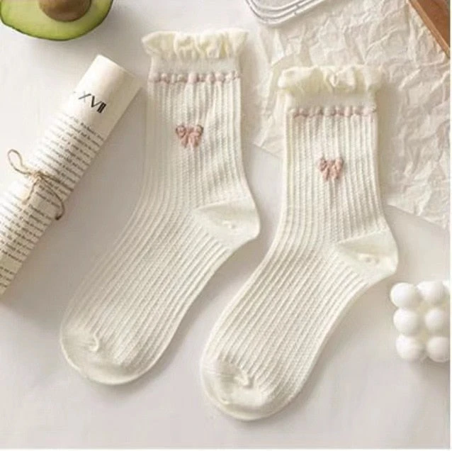 Dollette Floral Lace Socks - Image 7