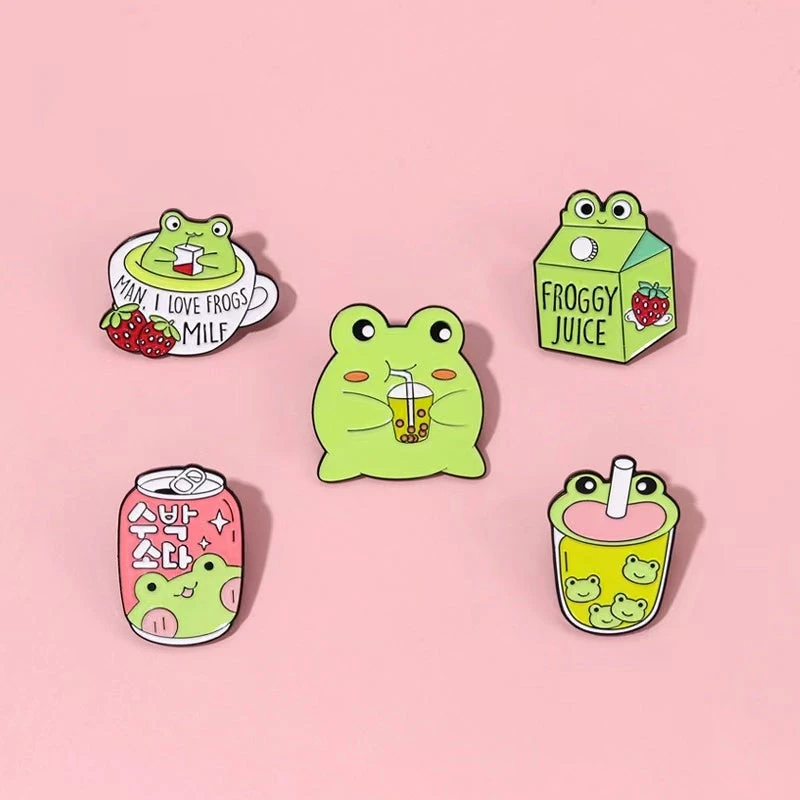 Froggy Juice Enamel Pins - Image 5