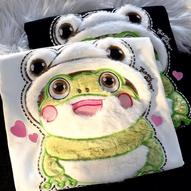 Froggy Love Fluffy Tee - Image 2