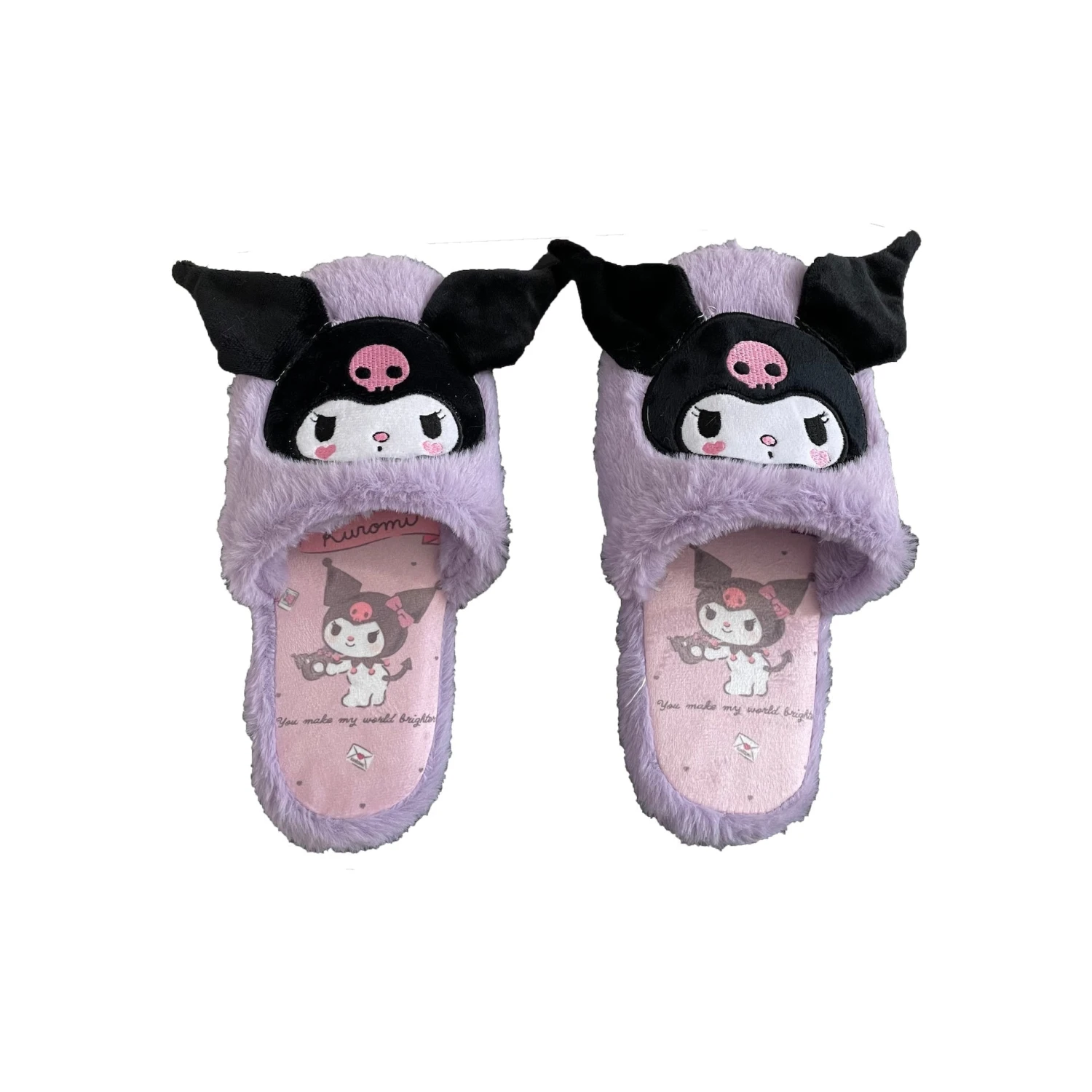 Fuzzy Bunny Embroidered Slippers - Image 11