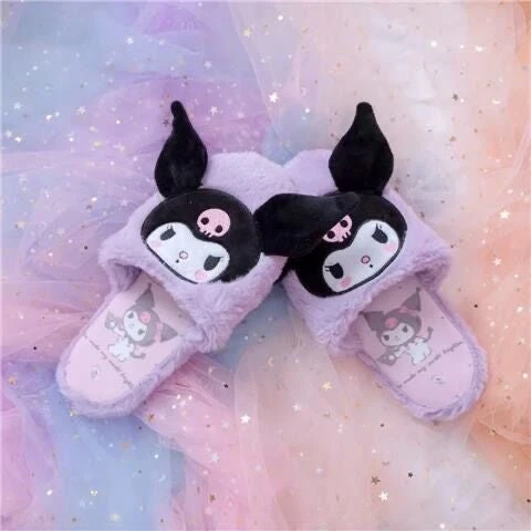 Fuzzy Bunny Embroidered Slippers - Image 7
