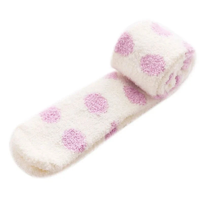 Polkadot Fuzzy Thigh Highs - Image 16