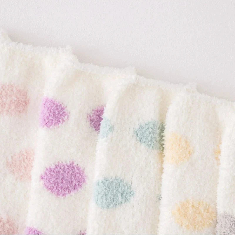 Polkadot Fuzzy Thigh Highs - Image 10