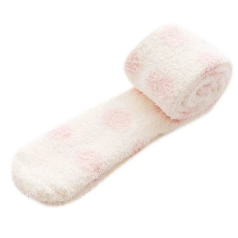 Polkadot Fuzzy Thigh Highs - Image 19