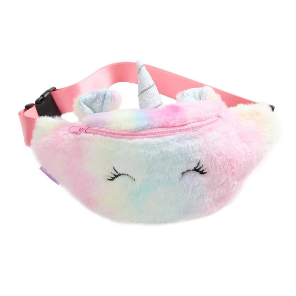 Fuzzy Unicorn Fanny Packs - Image 3