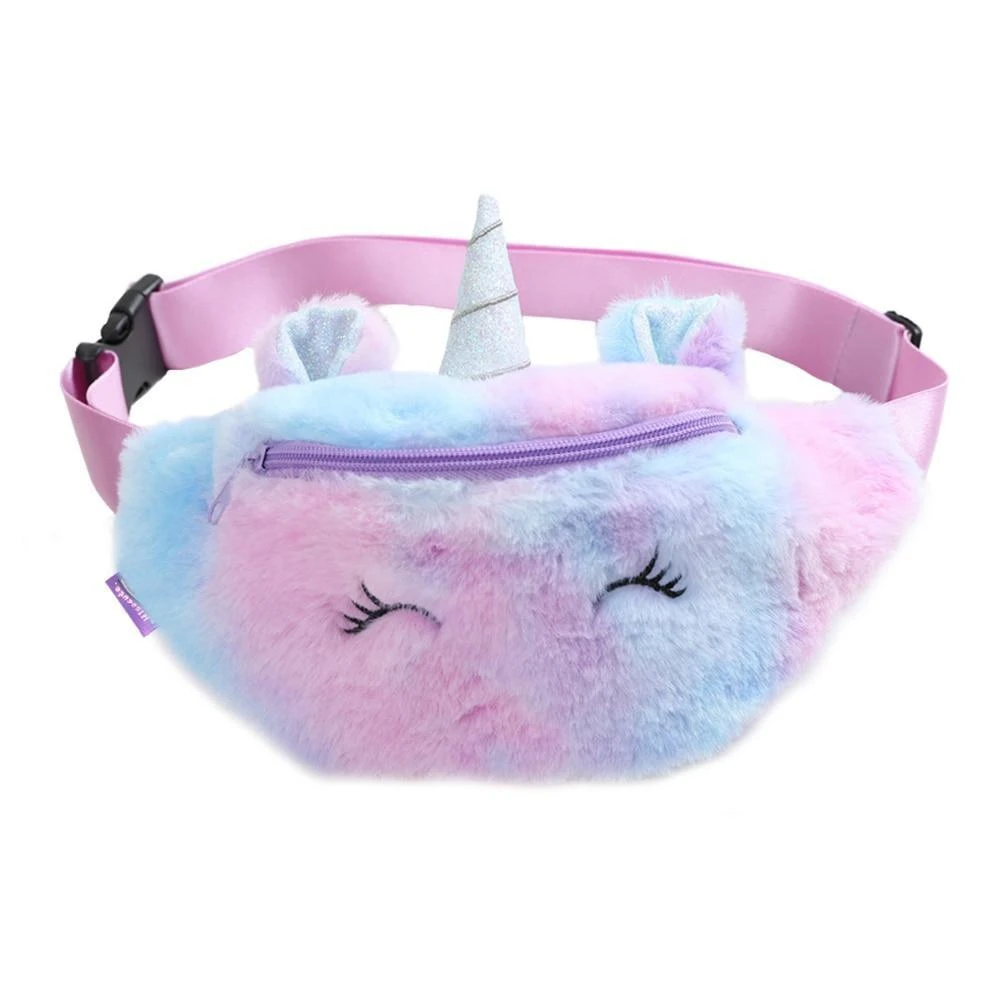 Fuzzy Unicorn Fanny Packs - Image 2