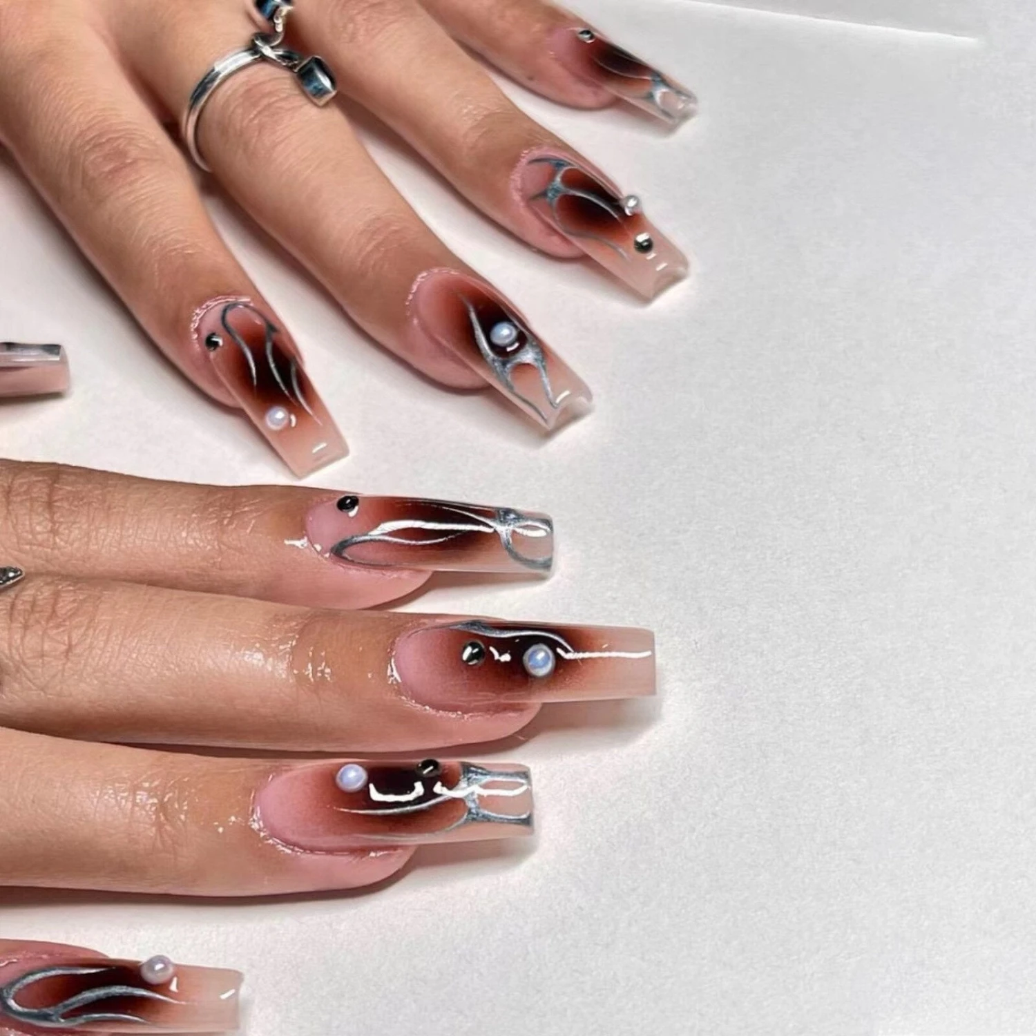 Goth Girl Press On Nails - Image 8