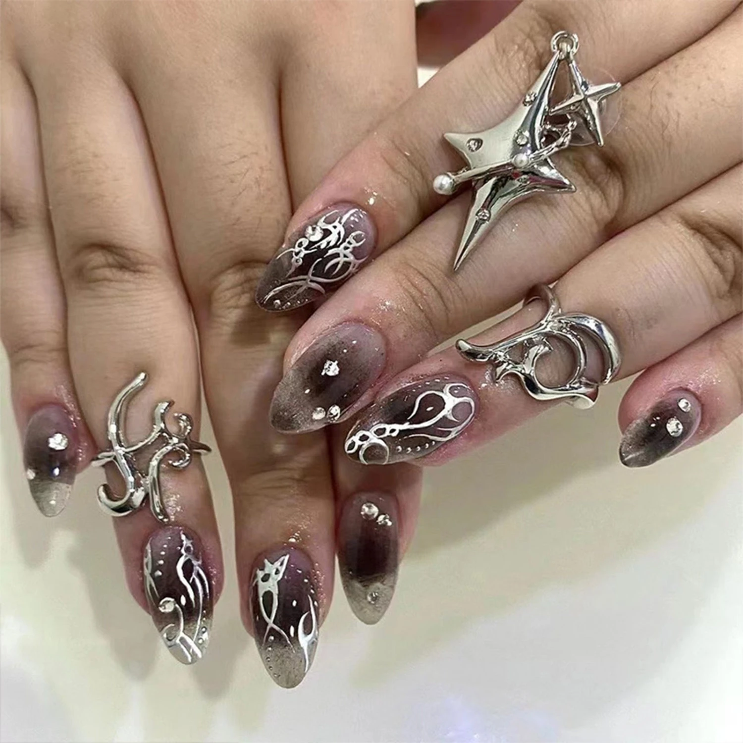 Goth Girl Press On Nails