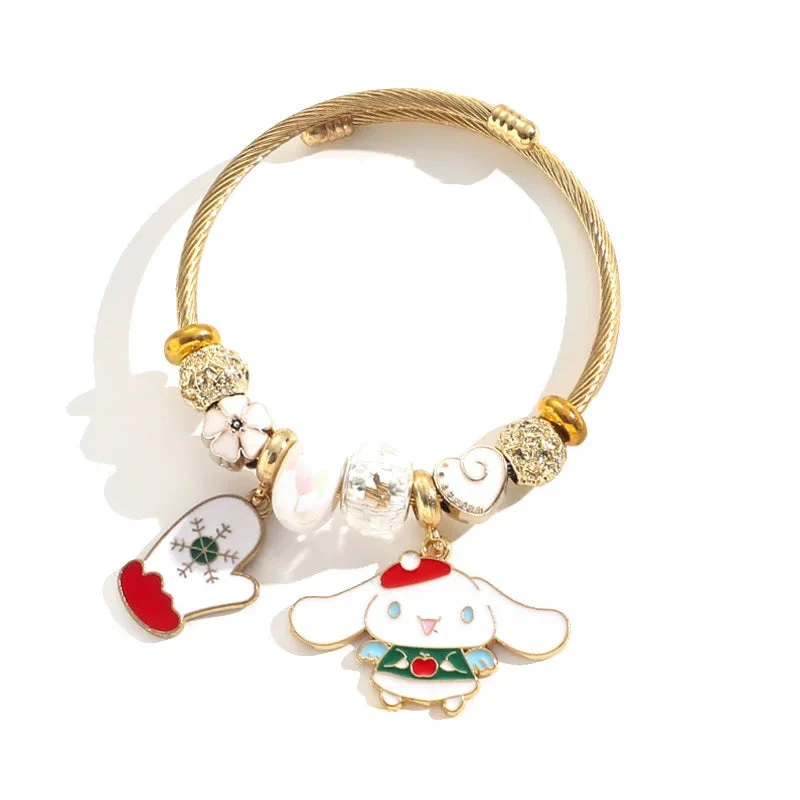 Holiday Bangle Beaded Bracelets - Image 12
