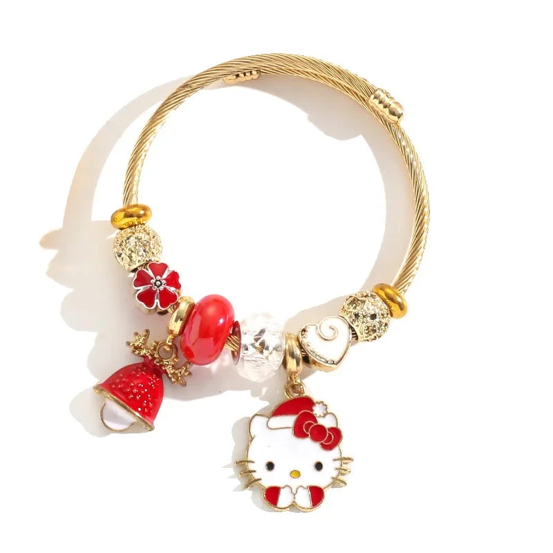 Holiday Bangle Beaded Bracelets - Image 10