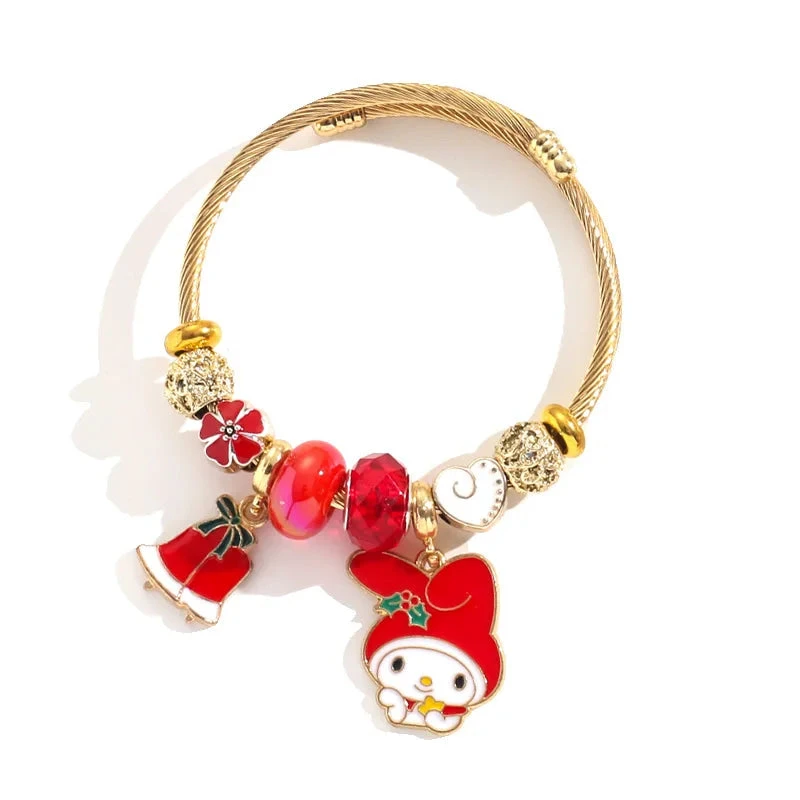Holiday Bangle Beaded Bracelets - Image 6